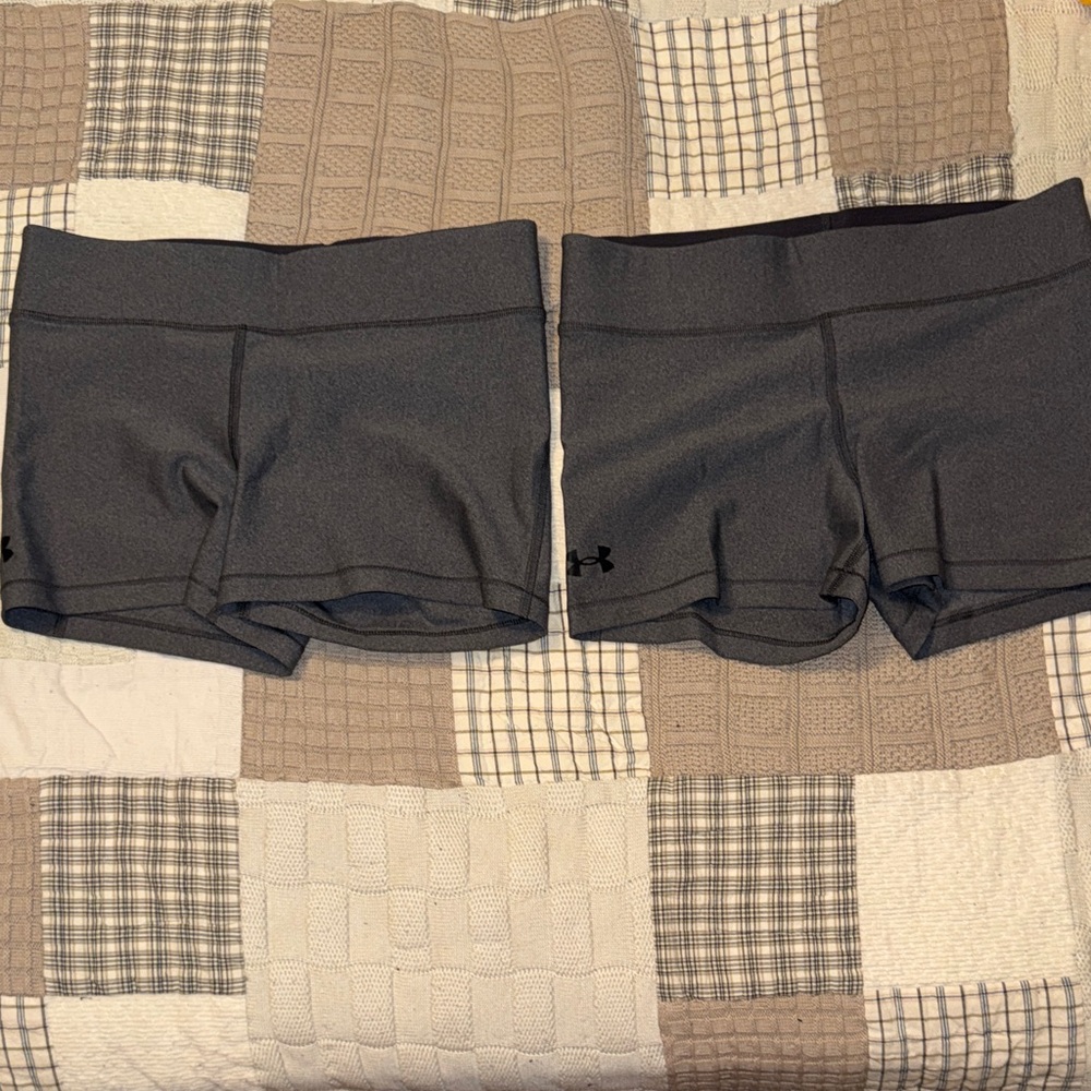 Under Armour Women's Dark Gray Athletic Shorts